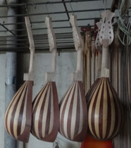 Solid wood backboard high mandolin and ladyte mandolin Mandelein Mandelin with leather box