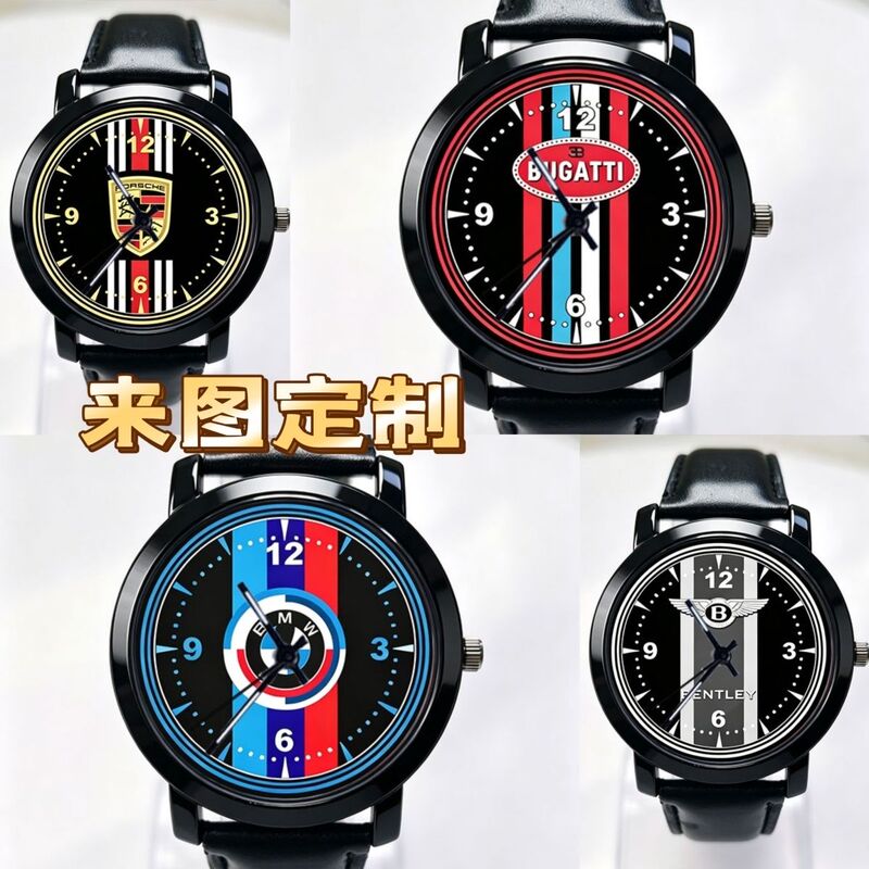 World Famous Cars Mercedes-Benz, Bmw, Ferrari, Rolls-Royce, Bentley, Same Style Fashion Watches, Men's Watches, Gifts