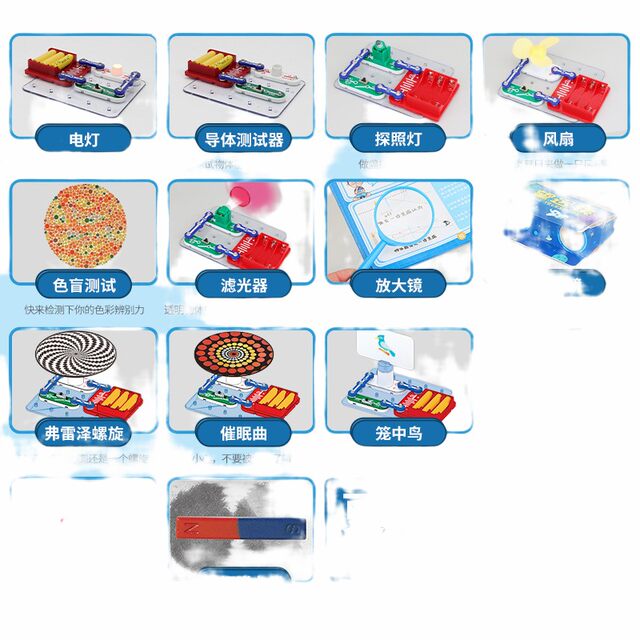 Electrical Kid Stem Science Storm Laboratory Kidsren's Educational Physics Circuit Science Experiment Assembly Toys