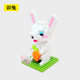 Jike Building Blocks Chinese Zodiac Educational 3D Cartoon Animal Building Blocks Children's Day Gift