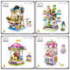 Loz Small Particle Mini Building Blocks Assembly Playground Chinatown Freefall Machine Toy 1717-1736 1746