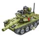 Senbao tank full range 105514-105751 compatible with high building blocks boys assembly puzzle children's toys