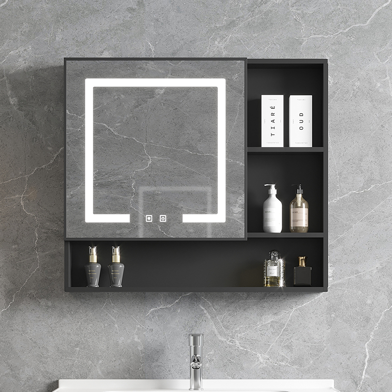 Bathroom Mirror Cabinet Hanging Wall Style Toilet Washing MAKEUP ROOM MIRROR WITH SHELF STORAGE STORAGE WITH LAMP SMART MIRROR CABINET