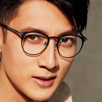 Light luxury Zhao You Ting Wu Zun same glasses frame super light men Business myopia glasses frame round frame retro tide pure titanium