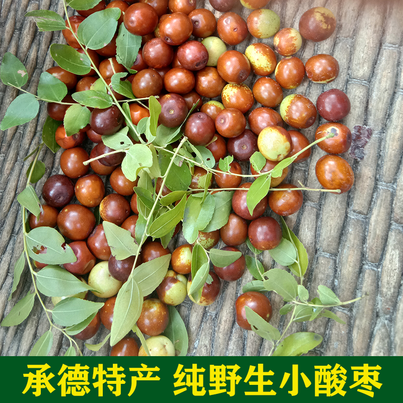Chengde rural wild jujube now picked fresh fruit for pregnant women 500g sweet and sour jujube soothe the nerves and help sleep