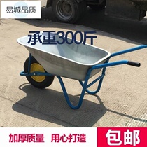 Hand push construction site cart rollover cart Labor car Transport vehicle human bucket truck Single wheel single wheel pull truck Agricultural