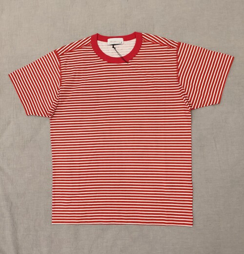 19SS 19SS 233X9 MARINA T-SHIRT TOPSTONEY PAINT IMPRINT STRIPED T-SHIRT