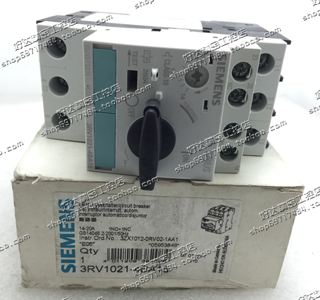 3RV1021-4BA10 3RV1021-4BA10 4BA15 4BA15 4DA15 4DA15 Siemens motor breaker spot brand new