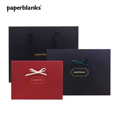 (Gift box)Red black gift box Large small New Year's gift gift box packaging to send Rafi grass multi-specification optional single shot does not ship