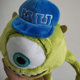 ການຂົນສົ່ງຟຣີ Monsters, Inc. 2 Monsters University plush toy Big-eyed Mike ໃສ່ຫມວກ doll-eyed doll