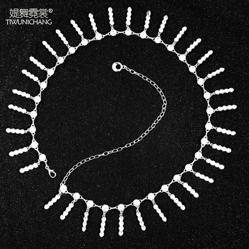 2021 new arrival belly dance waist chain Rhinestone tassel anti-snag ...