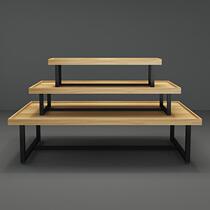 Uenta Nakashima Showcase Cosmetics Cabinet Clothing Store Shoes Show Shelf Middle Island Triple Water Table Mother & Baby Exhibition Cabinet