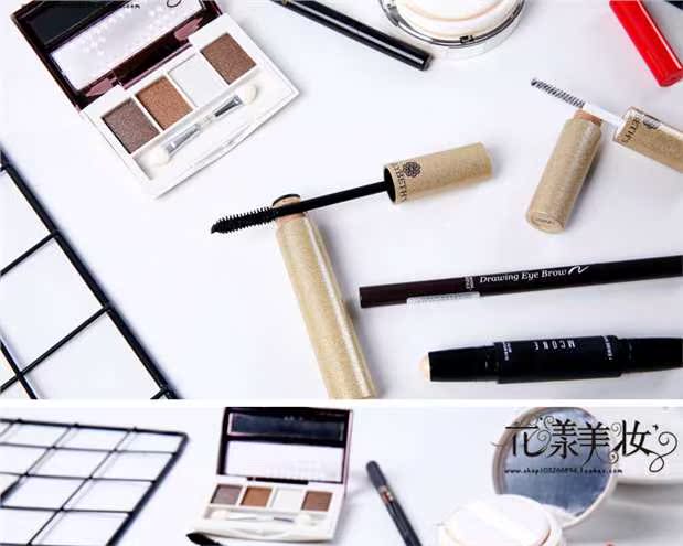 Bộ trang điểm đầy đủ bộ mỹ phẩm đệm không khí bb cream sửa chữa năng lực người mới bắt đầu trang điểm nude học sinh mới vào cấp s5 - Bộ trang điểm bảng mắt nội địa trung