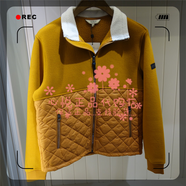 19 years autumn and winter France aigle Agaard SHERPAT men's clothing windproof and warm grip suede J4131 J4134