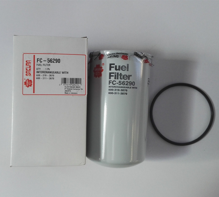 Sakura diesel filter is suitable for Komatsu PC60-8 70-8 diesel filter diesel filter 600-319-3870