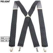 3 5cm mens dress shirts trousers straps obese elderly elastic bei dai jia anti-slip suspenders buckle value