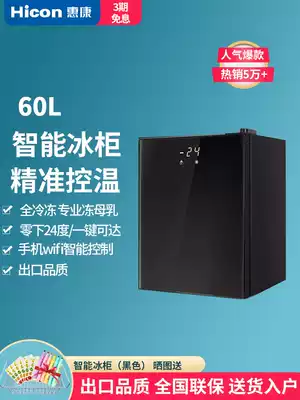HICON Wellcome BD-60G Freezer Commercial Large Capacity Small Household Freezer Vertical Small Refrigerator Freezer