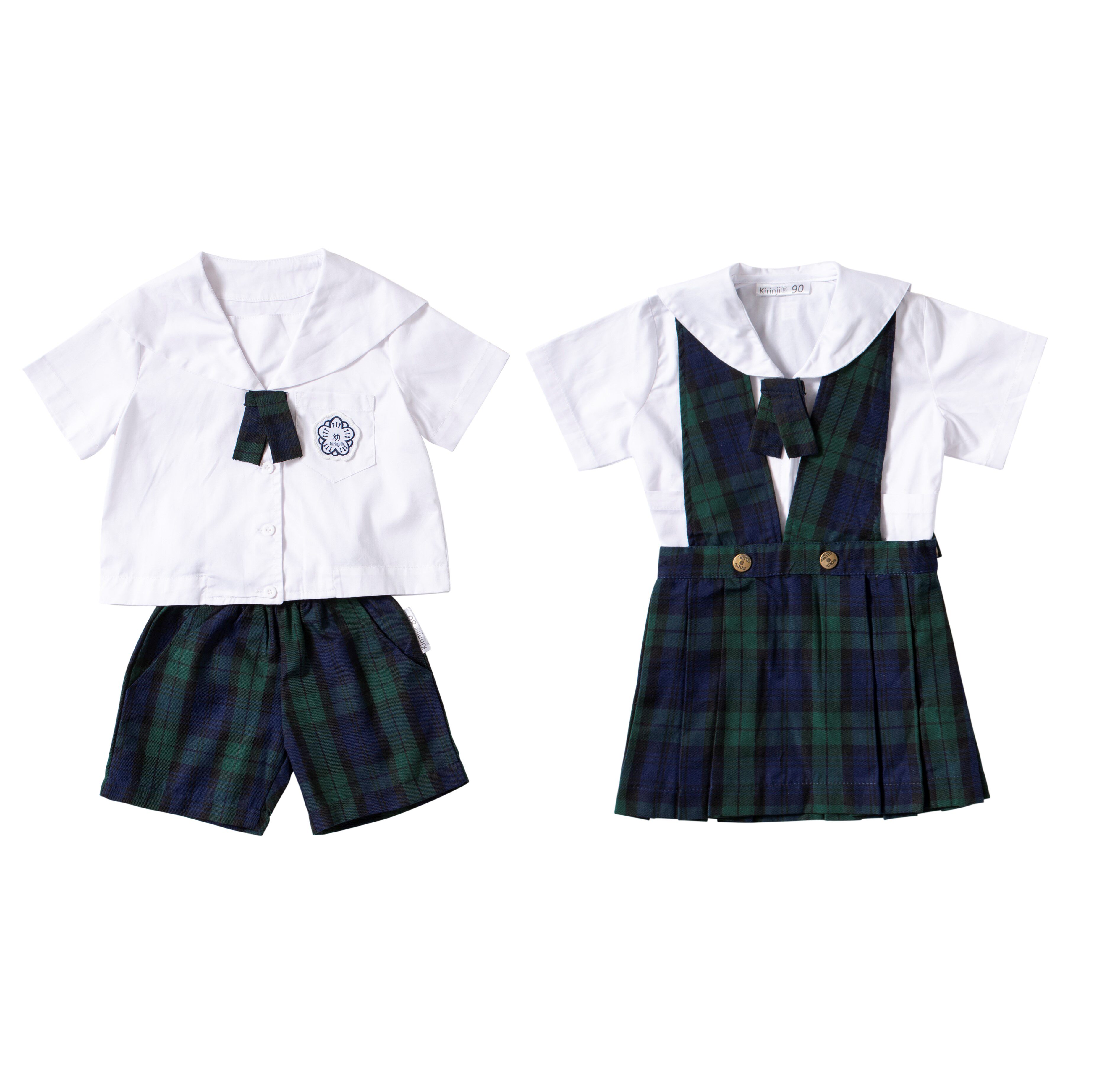 Children's clothing girls kindergarten school graduation pass school attendance class uniform garden school uniform school wind English summer clothing elementary school