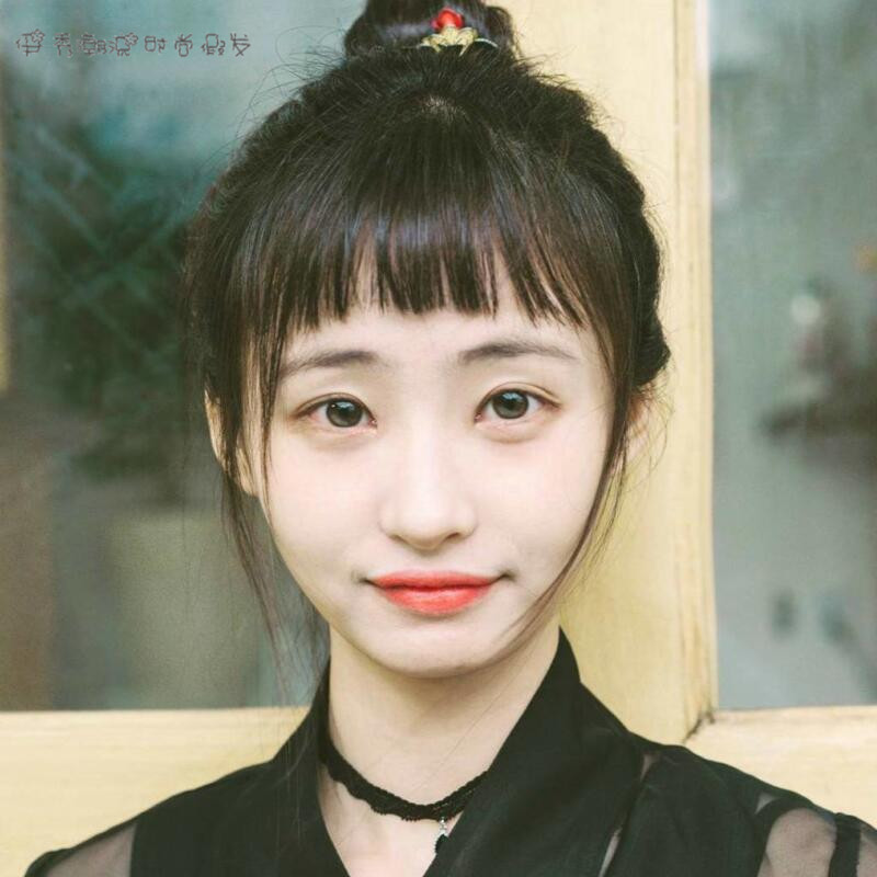 韩版空气刘海假发片超薄迷你一片式无痕隐形逼真眉上短假刘海接片