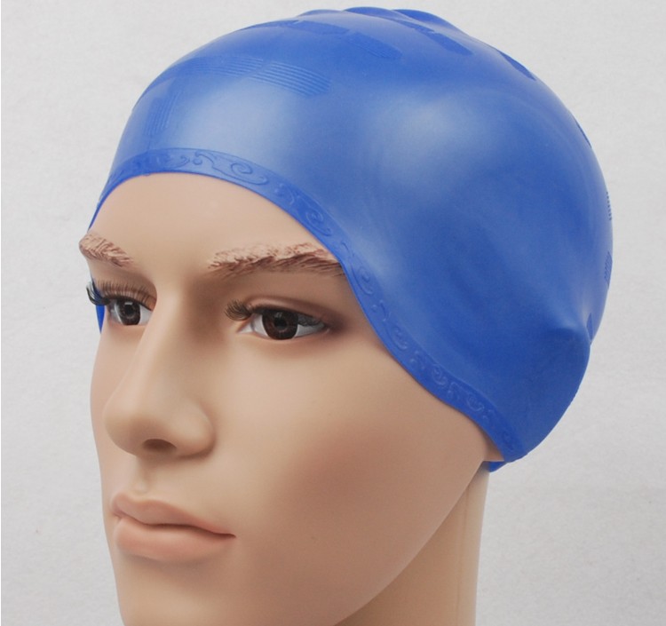 Mũ bơi Earmuffs Mũ bảo vệ tai silicone Mũ bơi silicone Mũ bơi mát mẻ Nam và nữ bịt tai mũ bơi thi đấu	