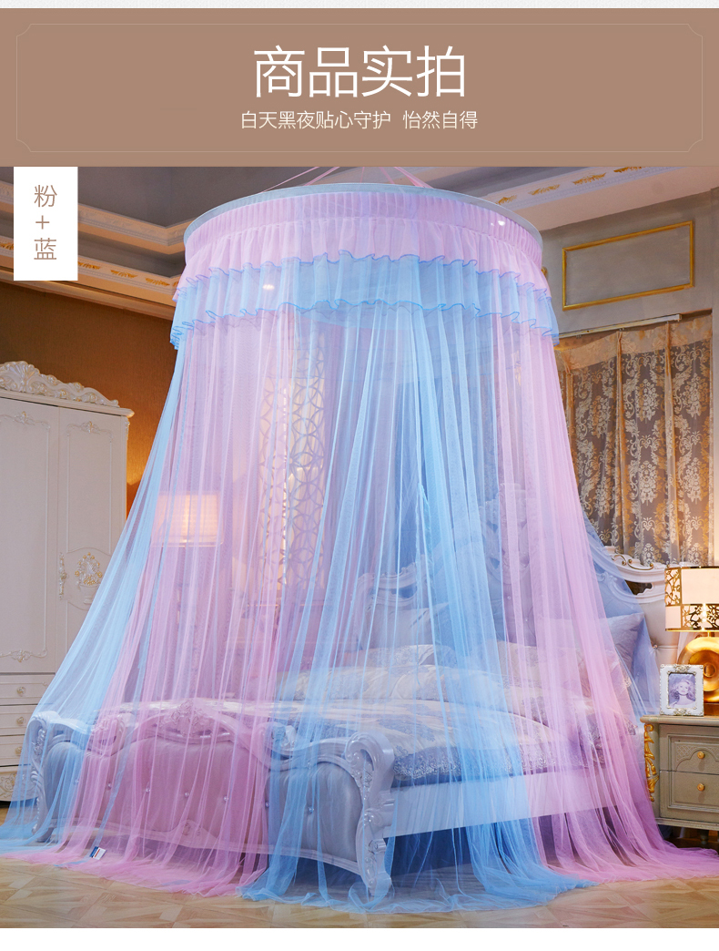 Lovers Mercury Dome Trần Muỗi Lưới 1,5m1,8m Giường đôi Nhà sàn Tầng 1,2m màn ngủ gấp gọn