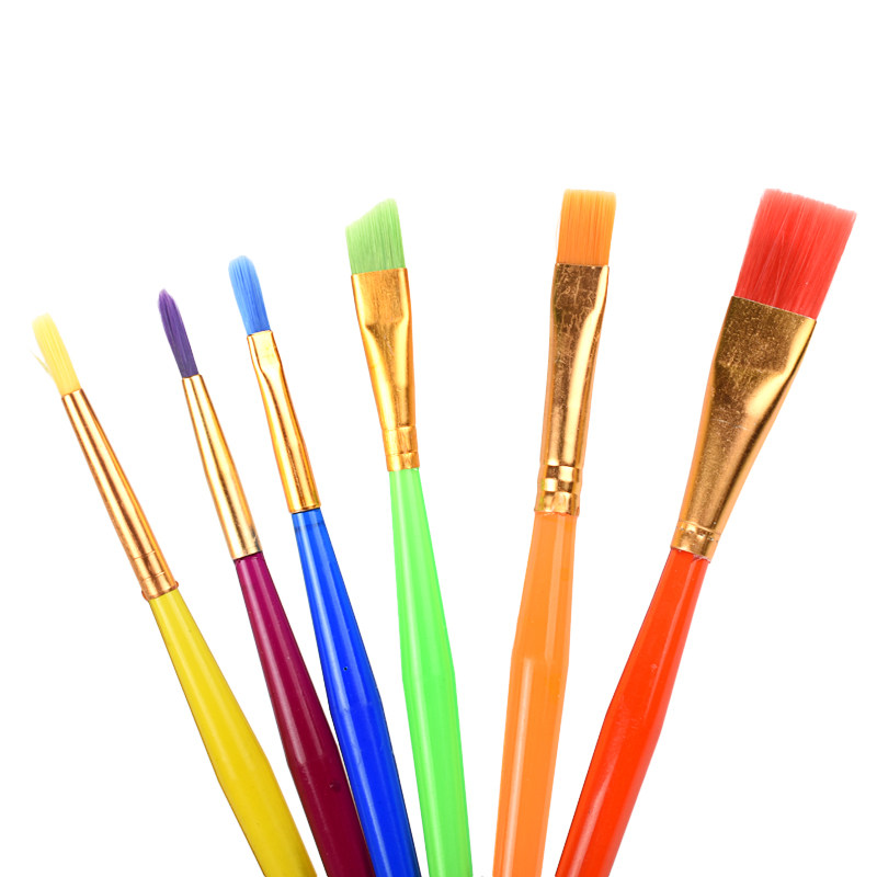 Children's brush - suit Kindergarten lovely watercolor powder acrylic pigment painting painting painting brush