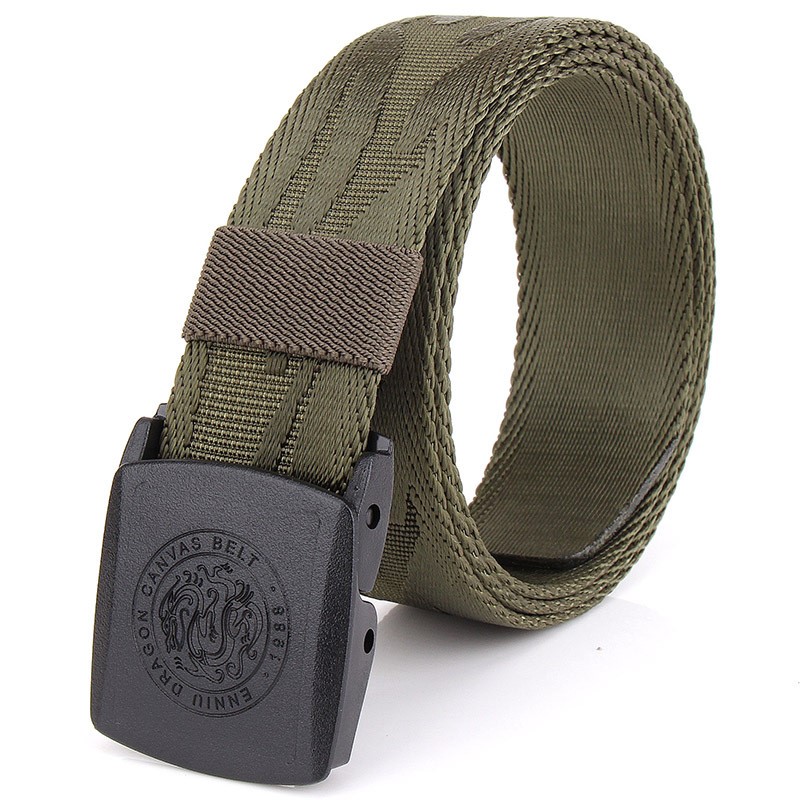 ENNIU mới nylon nylon canvas đai vành đai nam vành đai không gây dị ứng thanh niên - Thắt lưng dây thắt lưng nữ