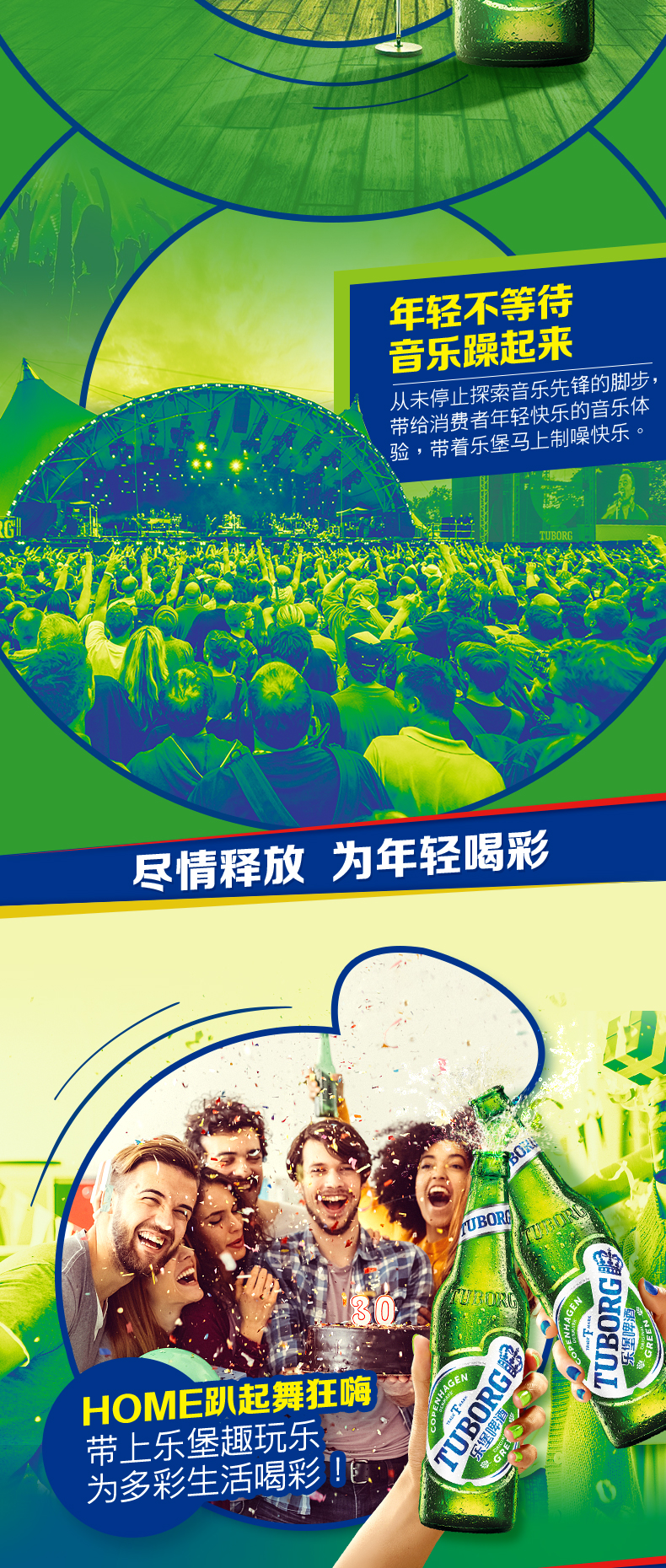 刘宪华 GAI 新裤子同款 Tuborg乐堡啤酒 500ml*24罐 图6
