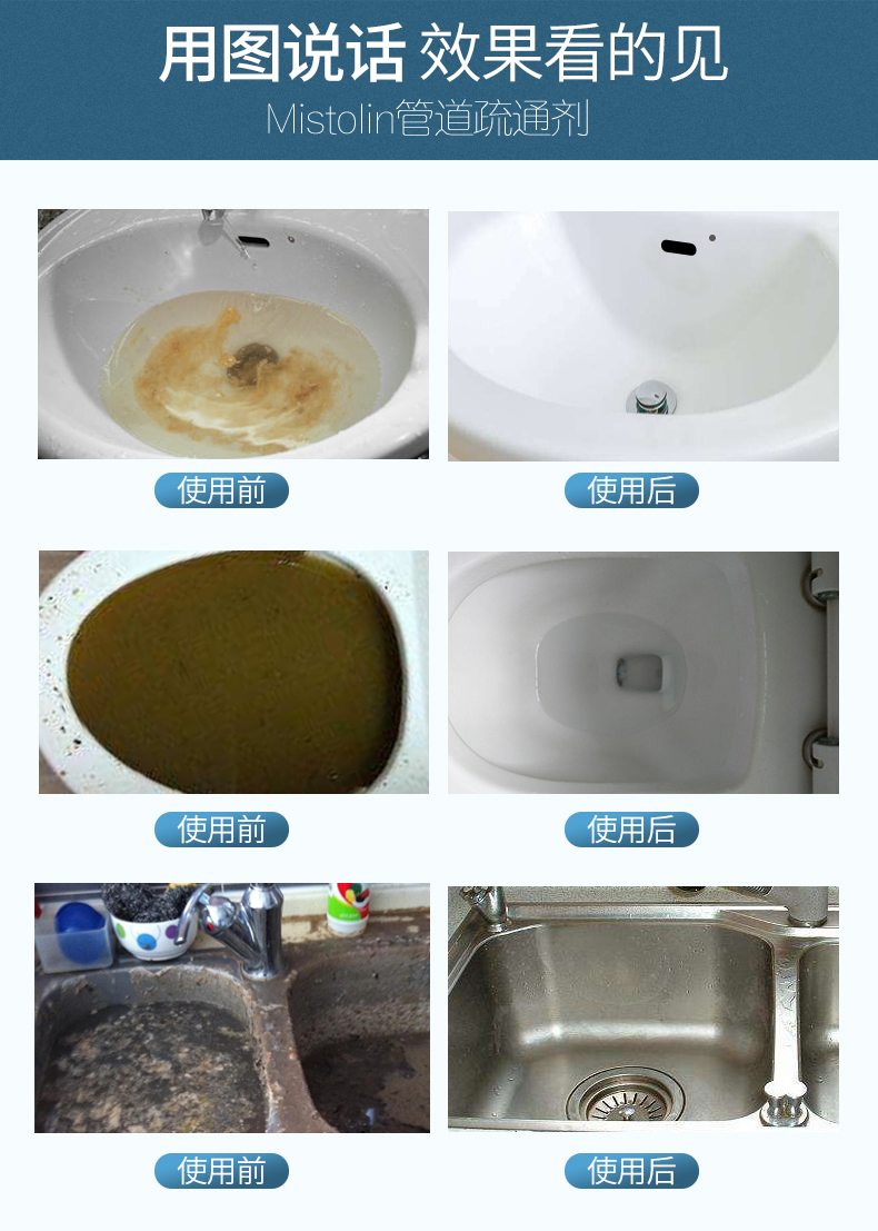 欧洲进口 MISTOLIN 强力管道疏通除臭剂 1L 图14