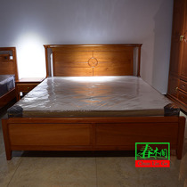 Mahogany furniture New Chinese double bed pineapple and big bed Rosewood simple modern queen bed solid wood