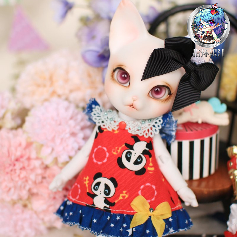 (pipos)Happy 1 6 Poni 8 points kitten bjd doll ring juice