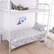 Khăn trải giường đơn cho ký túc xá sinh viên, chăn đơn giản, vải dệt màu xanh đáng yêu, giường, da báo màu hồng