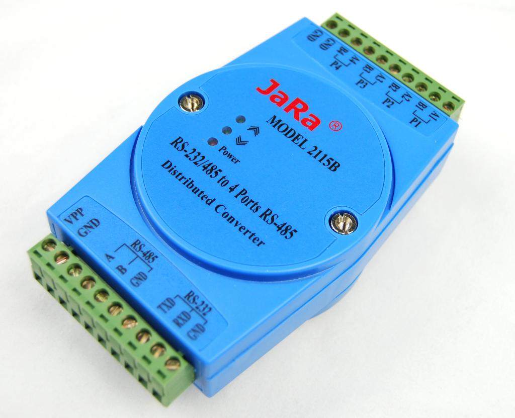 RS232 485 to four-port RS485 distributor photoelectric isolated 485 hub sharer JaRa 2115B