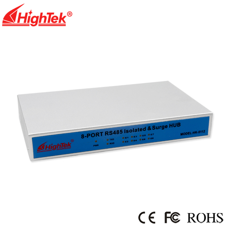Industrial grade 8-mouth rs485 hub isolation lightning protection 8-way 485 shareware dispenser promotion HK-5112