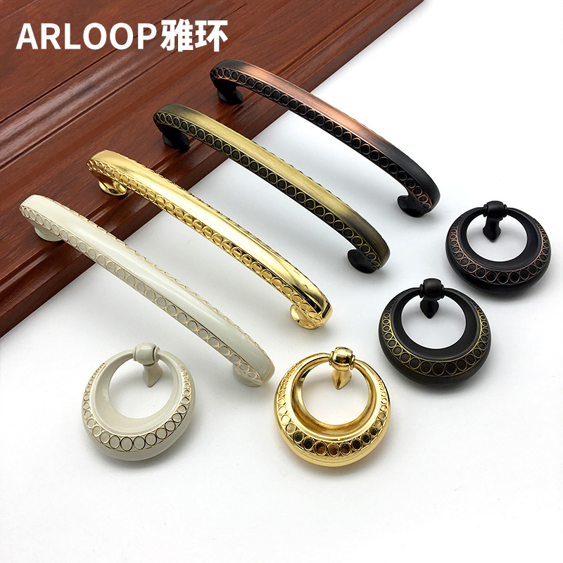 Nordic cabinet door handle modern simple cabinet closet door hand gold cabinet door hand drawer handle drawer hole