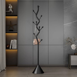 Japanese High-End Creative Art Coat Rack for Bedroom Home Use, Light Luxury Clothes Rack for Hotel and Club