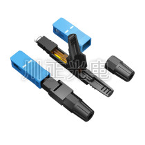Chuanzheng photoelectric cold connector SC fiber cold connector quick connector leather wire pair connector fiber telecom class
