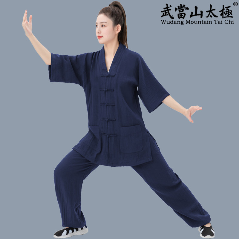 三清领道服武当三宝领道袍棉麻透气男女款道士服居士服道衣练功服推荐|练功修身、仪式感穿搭首选-太极服-淘宝好物网