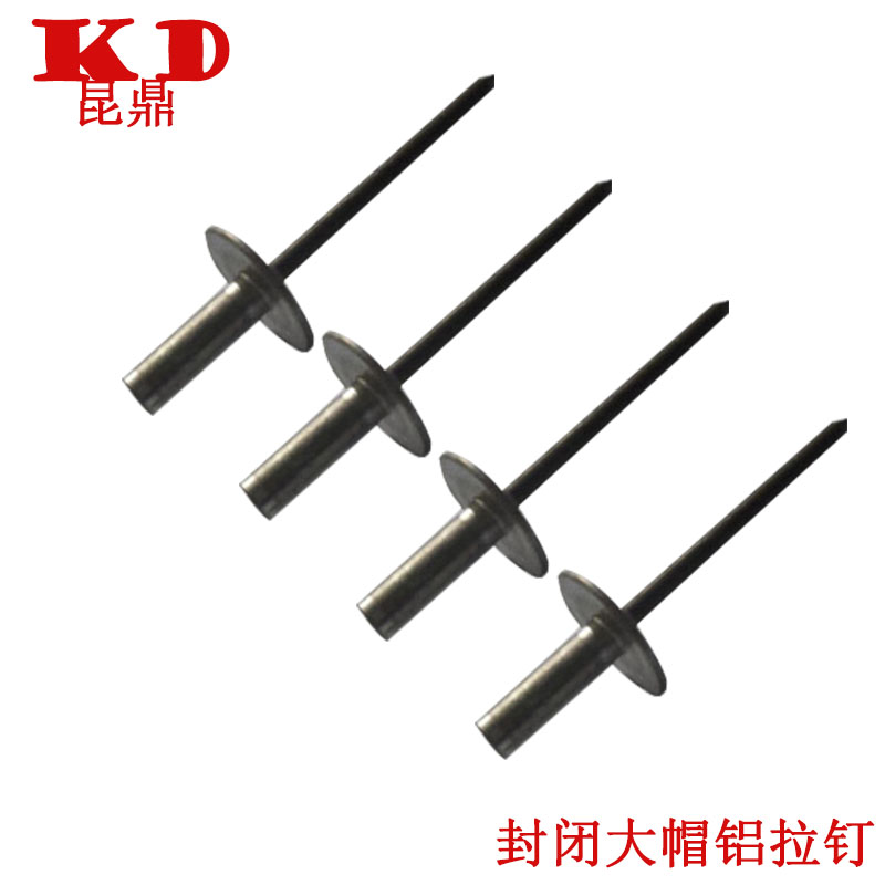 Round head closed aluminum alloy core pulling rivets Big cap aluminum closed pull rivets pull rivets 44 85mm