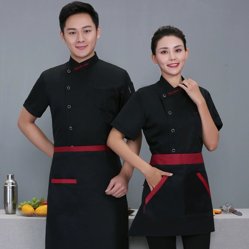 Шеф-повар отеля рабочую одежду мужчины с коротки