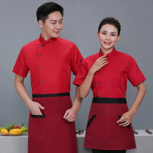 Шеф-повар отеля рабочую одежду мужчины с коротки