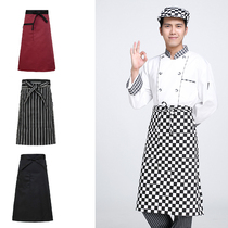 New Korean fashion kitchen chef half apron Western restaurant coffee shop waiter work clothes half apron