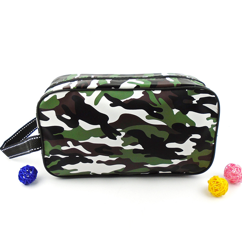 Camouflage Wash Bag Small Travel Bath Bag Men's Bath Pocket Portable Multifunctional Women's Cosmetic Bag Bath Storage