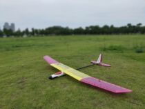 GT RC GT1500V2 dragonfly light wood glider is convenient to assemble and easy to get on