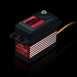 Power HD-1212TH 7 4V high-pressure version of metal gear digital steering gear compatible with FUABA JR MKS