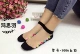 Vớ cotton đáy bằng thủy tinh chống móc chống mài mòn vớ pha lê cotton khử mùi dày không trơn ren thuyền vớ vớ vô hình