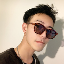 Japanese Harajuku classic retro sunglasses tide personality ins Hong Kong style light color Square small face Joker sunglasses man
