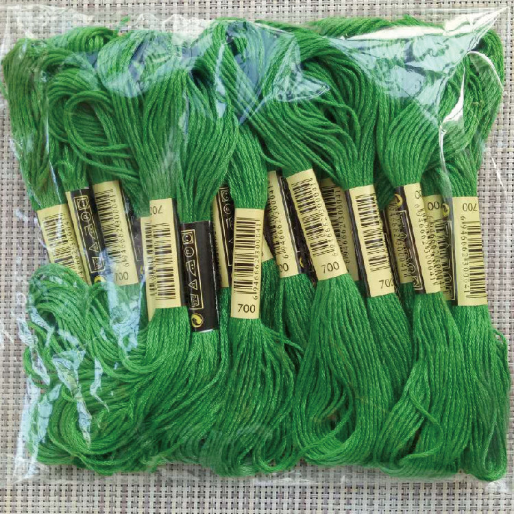 Cross stitch embroidery line 700 line number 10 each 8 m 6 strands of supplementary wiring insole embroidered wool felt cotton thread