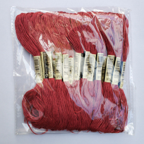 Cross-stitch embroidery thread 3721 thread number 10 pieces each 8 meters 6 strands patching thread insole embroidery stamp Le cotton thread