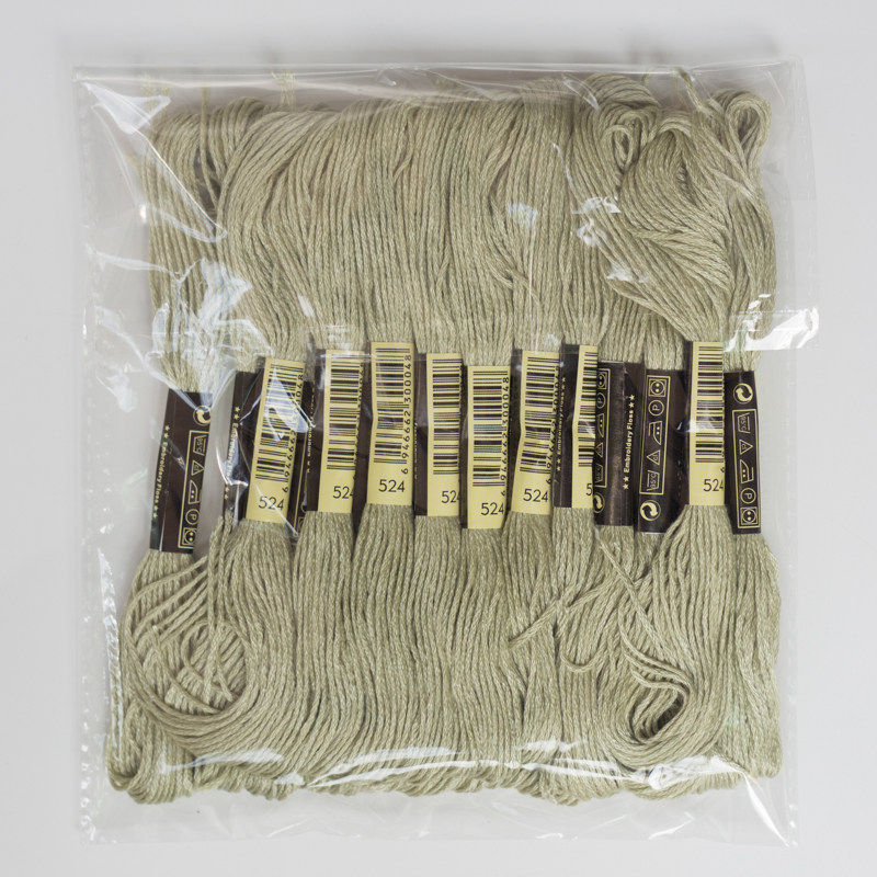 Cross stitch embroidery line 524 line number 10 each 8 m 6 strands of supplementary wiring insole embroidered wool felt cotton thread